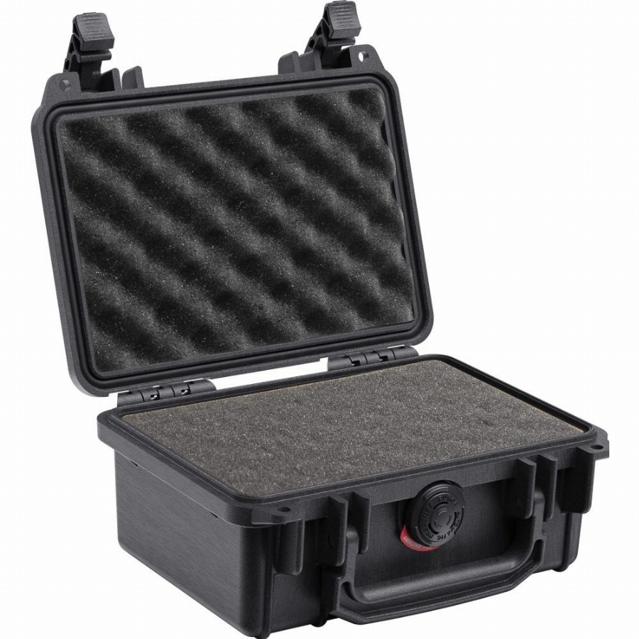 Pelicase 1120 zwart met plukschuim