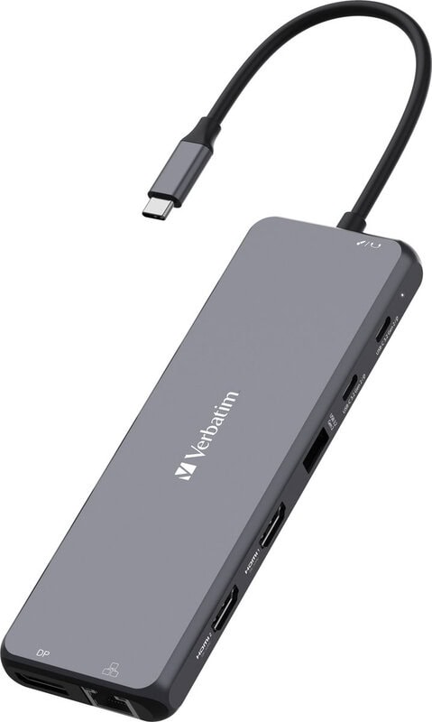 Verbatim CMH-13 USB Type-C 10000 Mbit/s zilver