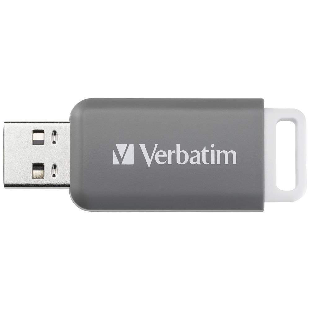Verbatim V DataBar USB 2.0 Drive USB-stick 128 GB Grijs 49456 USB-A 2.0