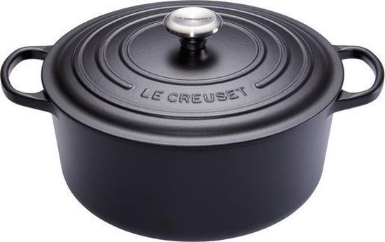 Le Creuset Signature Braadpan - 2,4 l - 20 cm - Zwart