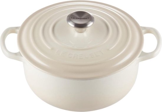 Le Creuset Braadpan Signature - Meringue - ø 20 cm / 2.4 liter