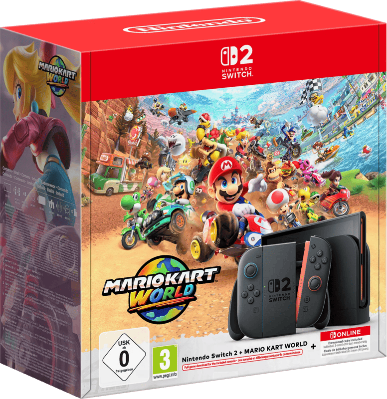 Nintendo Switch 2 + Mario Kart World (Code in the box) + 3 Maanden Nintendo Switch Online