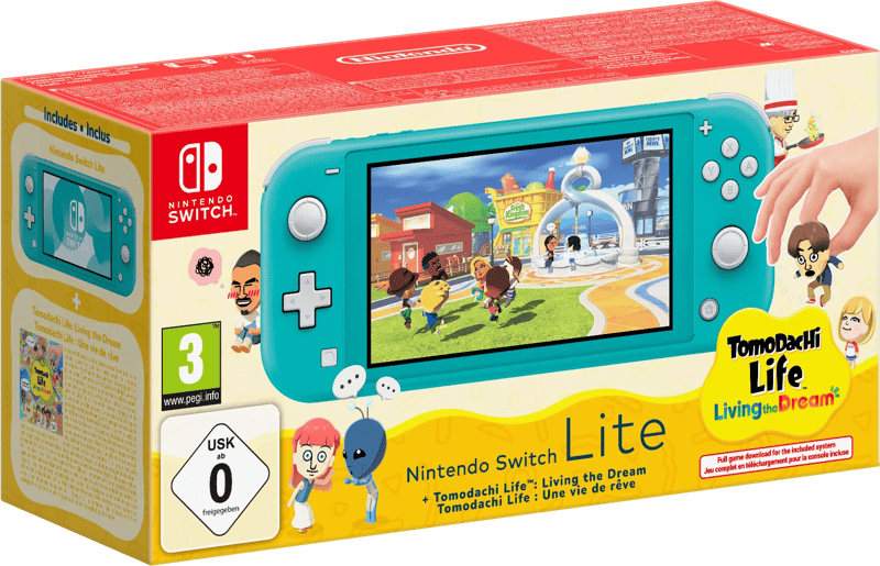 Nintendo Switch Lite + Tomodachi Life: Living the Dream