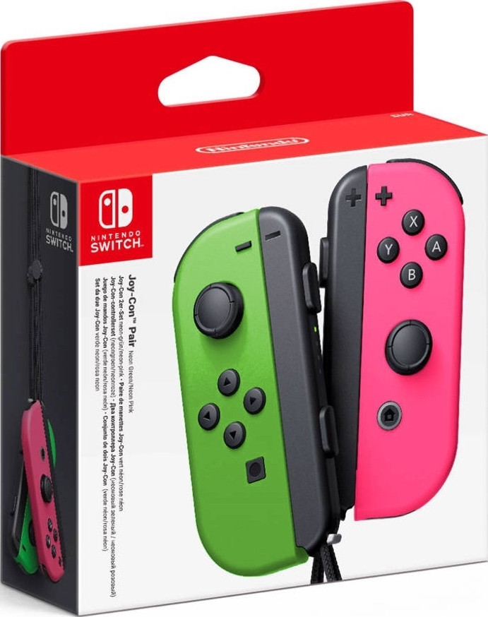 Nintendo Switch Joy-Con Controller paar - Neon Groen en Roze