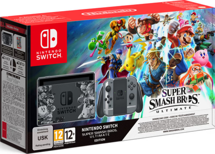 Nintendo Switch Super Smash Bros. Ultimate Bundle (boxed)