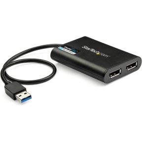 StarTech.com USB-naar-Dual DisplayPort-adapter 4K 60Hz USB 3.0 (5 Gbps)