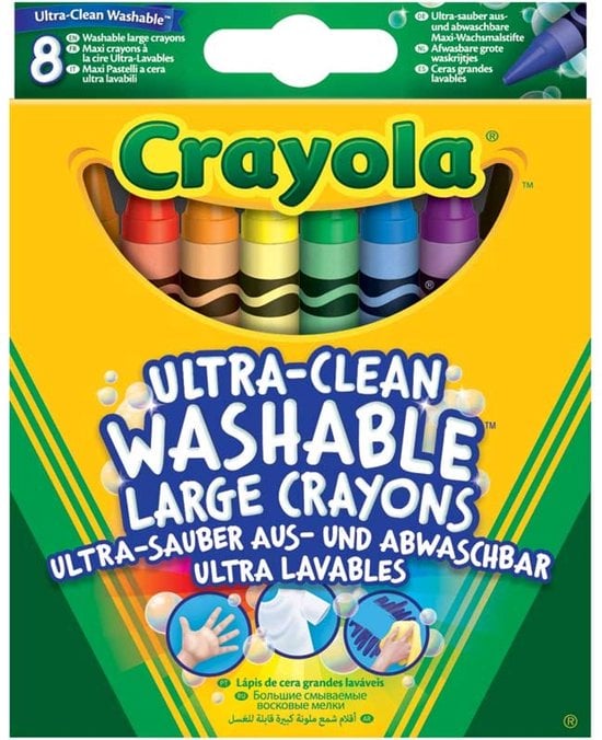 Crayola Ultra-Clean Kleurpotloden - 8 stuks