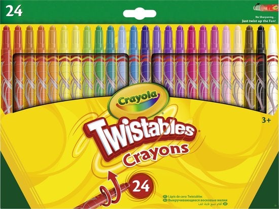 Crayola Twistables Kleurpotloden - 24 stuks