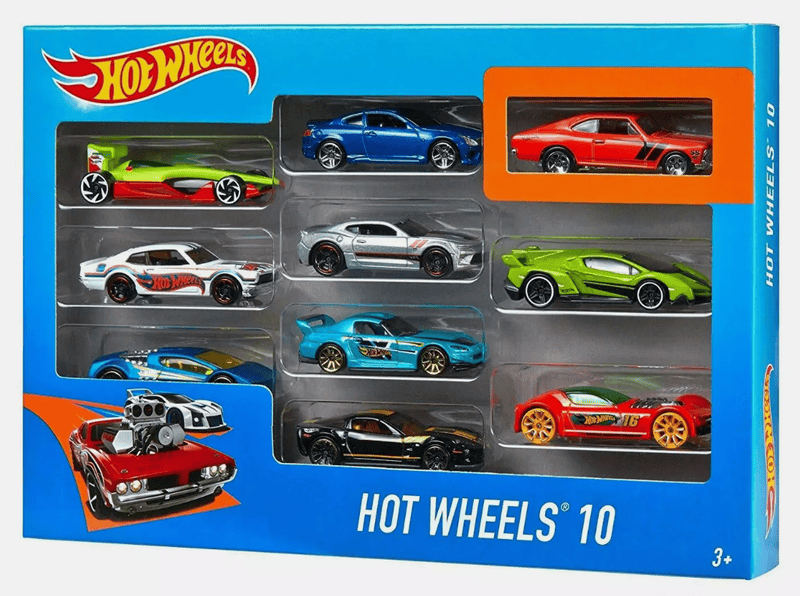 Hot Wheels 10 Car Giftpack Assorti