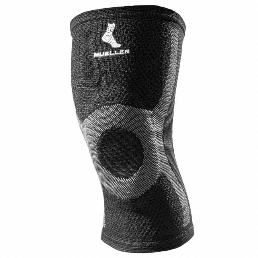 Mueller Premium Knit Knieondersteuning met Gel Pad 1