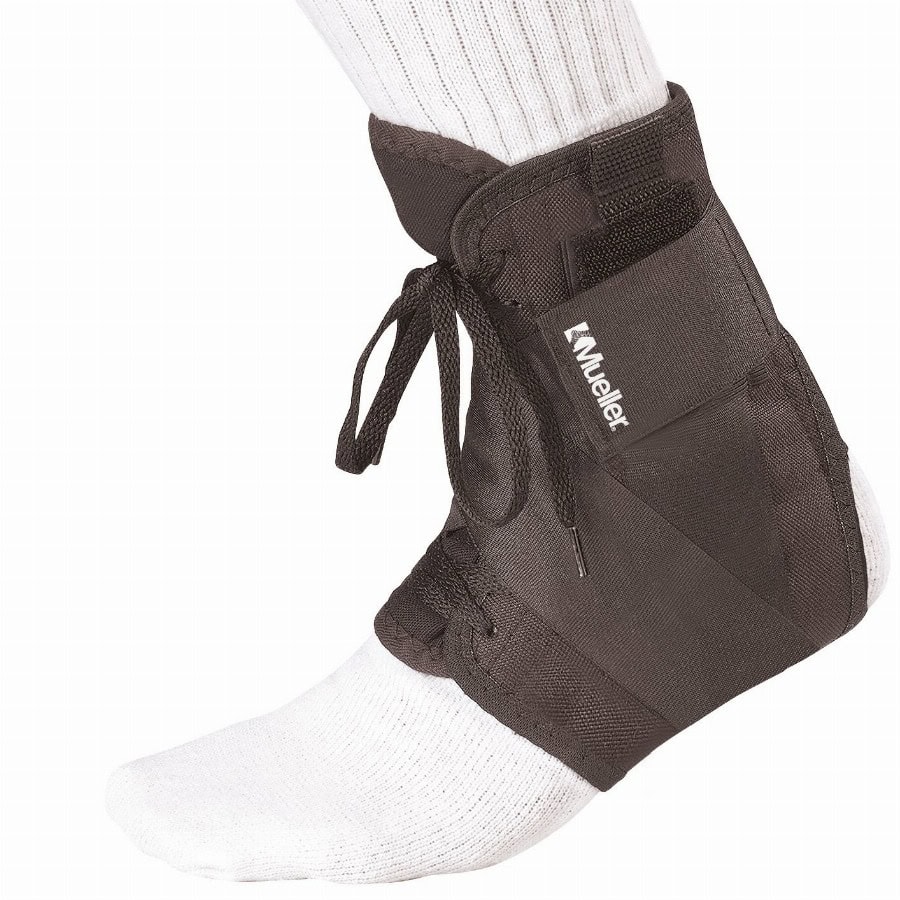 Mueller Soft Enkelbrace met Straps 1