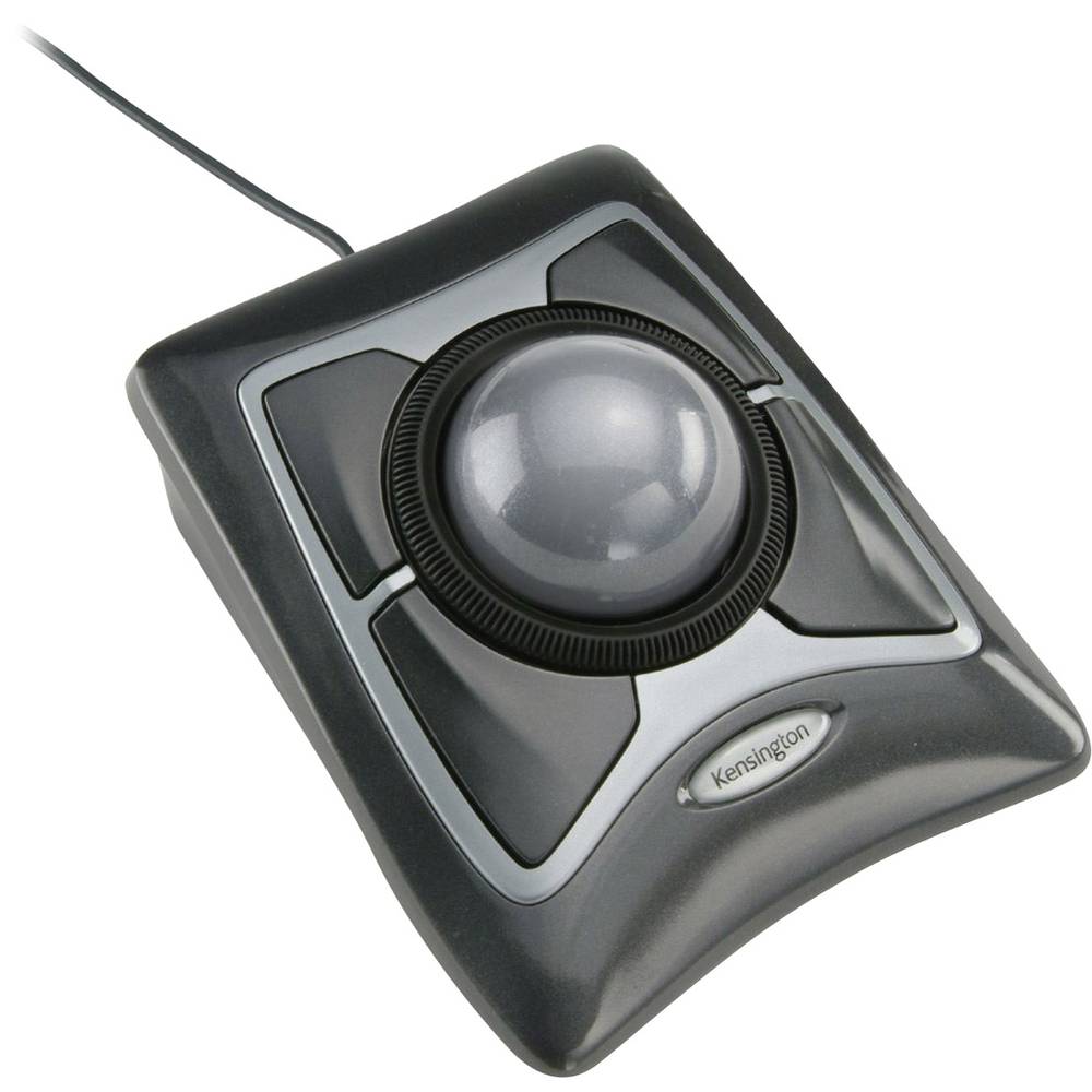 Kensington Expert Trackball USB Optisch Grijs 4 Toetsen Polssteun