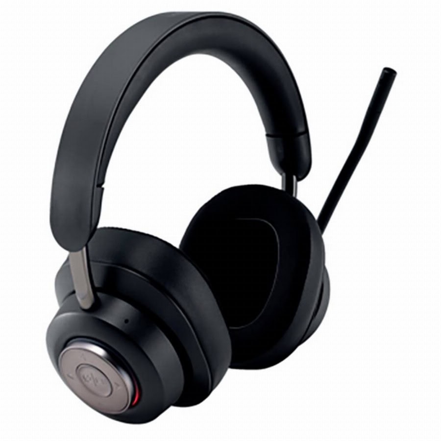 Kensington Over Ear headset Draadloos, Bluetooth Zwart Noise Cancelling Headset Gamen