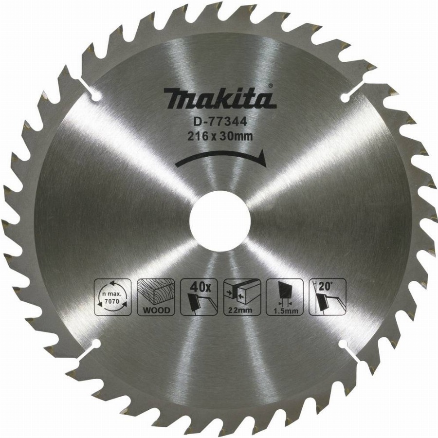 Makita Afkortzaagblad 216x30 40T