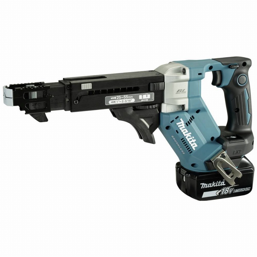 Makita DFR551RTJ Accu bandschroefmachine 25-55mm 18V 5.0Ah in Mbox