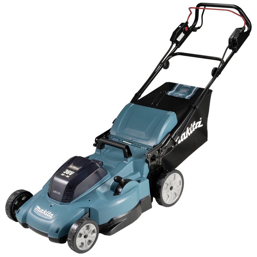 Makita DLM539PT2 Accu-grasmaaier Accu Incl. accu, Incl. 2 accus, Incl. oplader 2 x 18 V Snijbreedte max. 53 cm Geschikt voor 800 m²