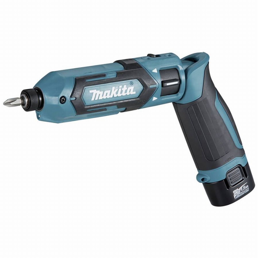 Makita TD022DSE 7,2V Li-Ion accu Slagschroevendraaier set (2x 1,5Ah accu) in tas