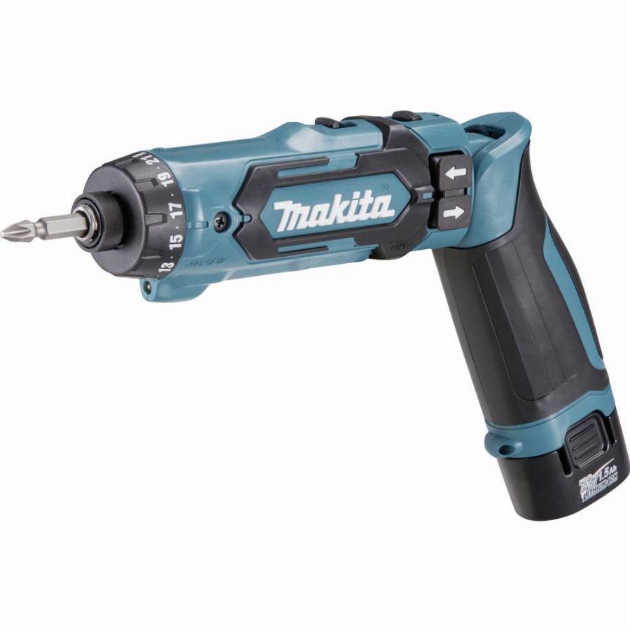 Makita DF012DSE 7,2V Li-Ion accu boor-schroefmachine set (2x 1,5Ah accu) in koffer