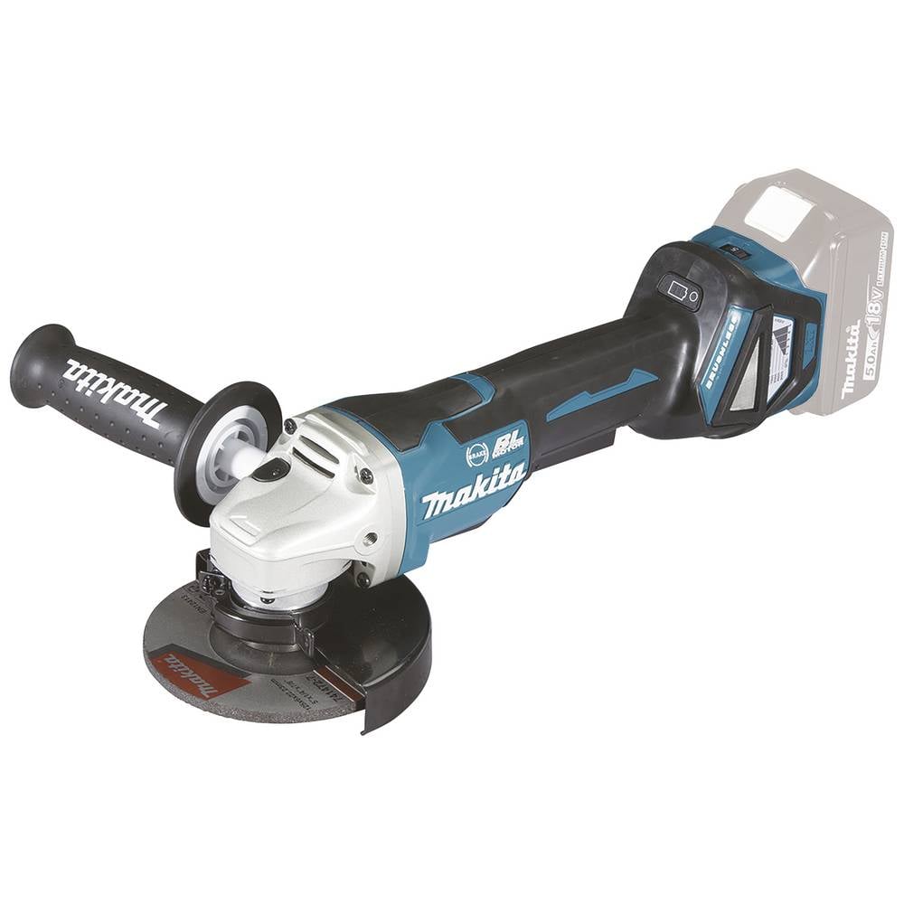 Makita DGA517Z DGA517Z Haakse accuslijper 125 mm Zonder accu 18 V