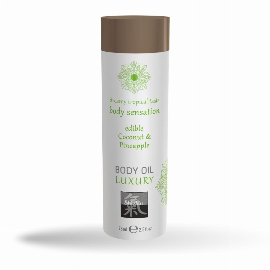 Shiatsu – lichaamsolie massageolie met aroma geur smaak kokos en ananas 75