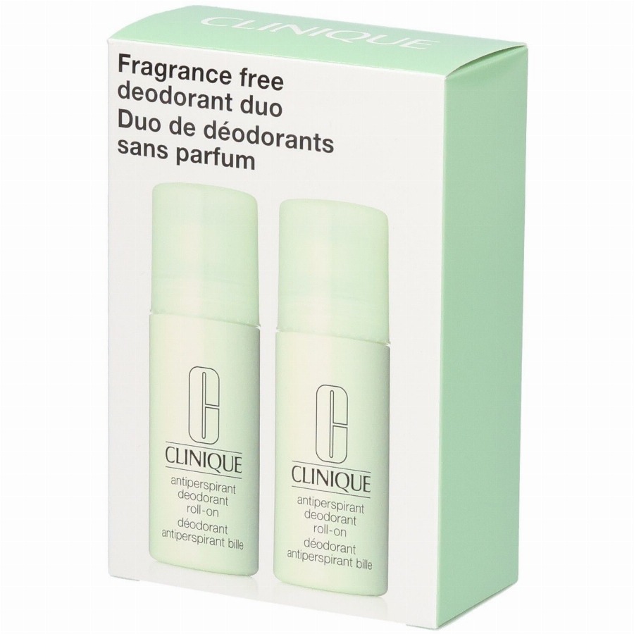 Clinique duo van parfumvrije deodorants 2 Deodorant