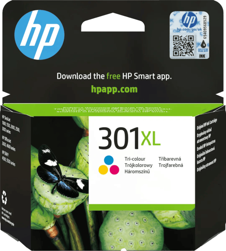 HP 301XL Cartridge Kleur
