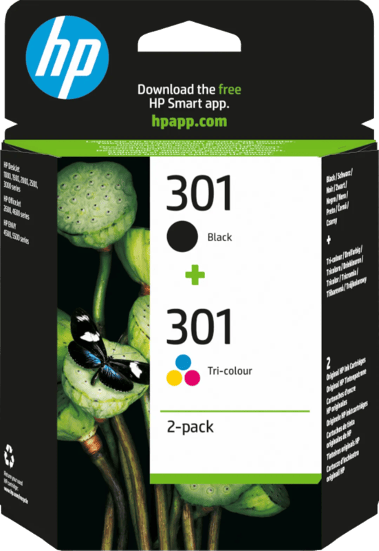HP 301 Cartridges Combo Pack