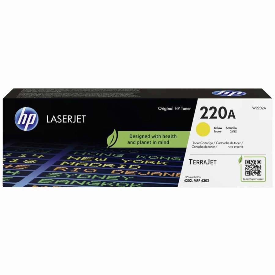HP 220A LaserJet Toner Geel