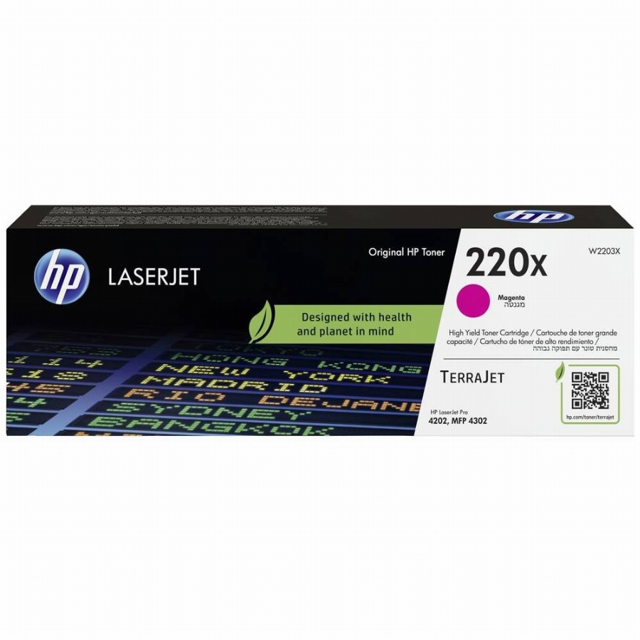 HP 220X LaserJet Toner Magenta (Hoge Capaciteit)