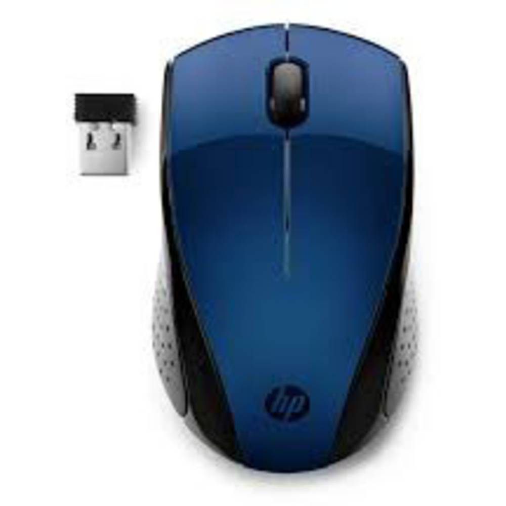 HP 220 Muis Radiografisch Optisch Blauw 3 Toetsen 1300 dpi Geïntegreerd scrollwiel