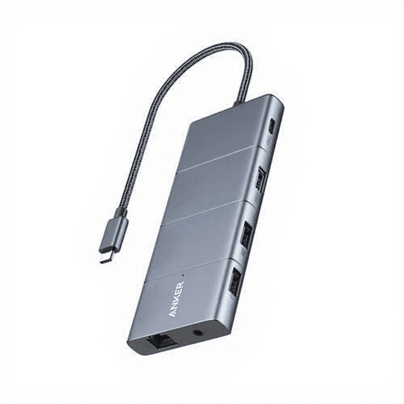 Anker A83880A1 interfacehub USB Type-C 10000 Mbit/s grijs