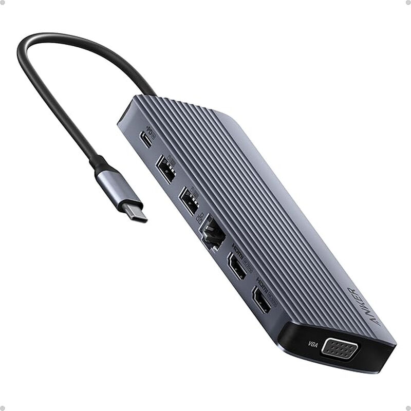 Anker USB-C hub (14-in-1, drievoudige display) B2C - UN grijs - iteratie 1
