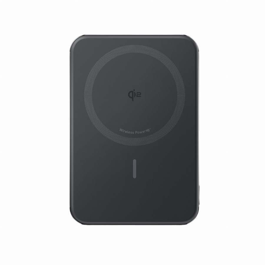 Anker MagGo Slim Draadloze Powerbank met MagSafe en Qi2 10.000 mAh met Snelladen Zwart