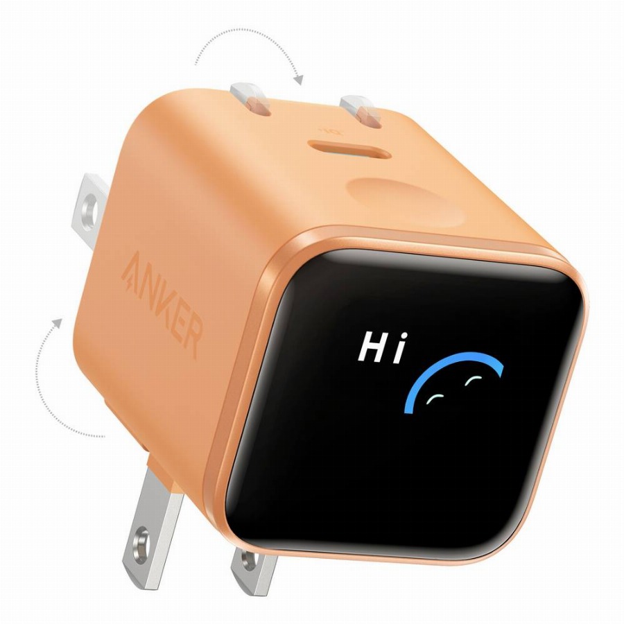 Anker Nano Oplader 45W Power Delivery Oranje
