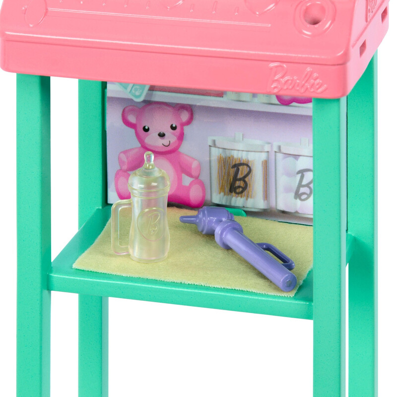 Barbie baby dokter poppen set – 6 stuks, multikleur