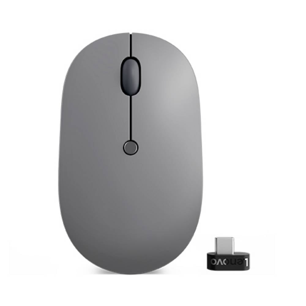 Lenovo Go USB-C Muis Draadloos, Radiografisch Optisch Grijs 5 Toetsen 2400 dpi