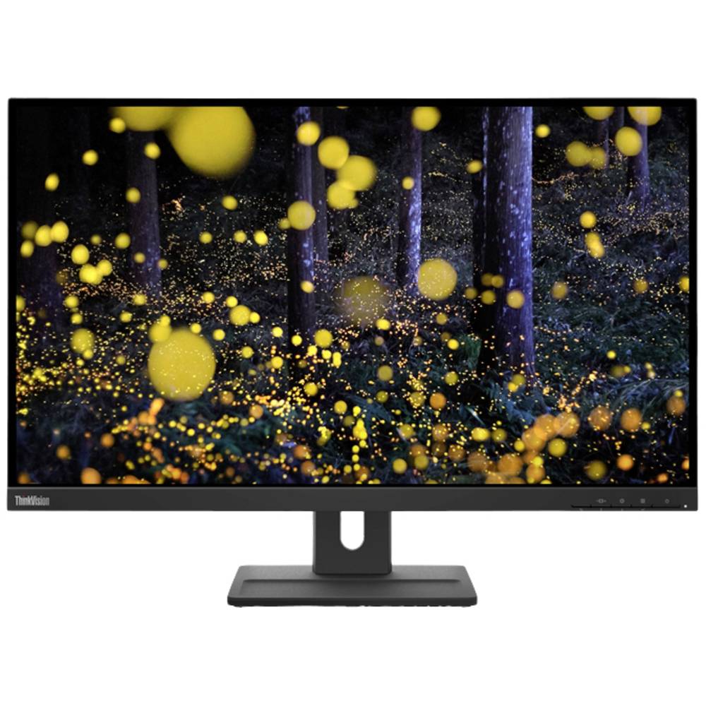 Lenovo ThinkVision E27q-20 LED-monitor Energielabel F (A – G) 68.6 cm (27 inch) 2560 x 1440 Pixel 16:9 6 ms HDMI, DisplayPort IPS LED