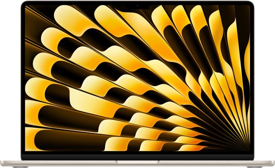 Apple MacBook Air 15-inch M5 16GB 512GB - Sterrenlicht (2026) - QWERTY Toetsenbord