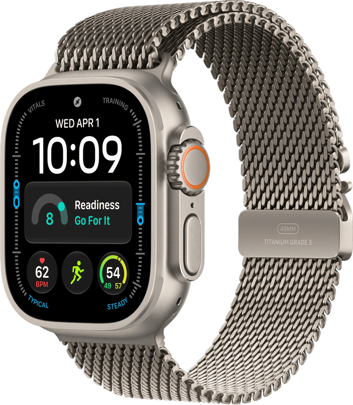 Apple Watch Ultra 4 Cellular 49mm Natural Milanese Band M