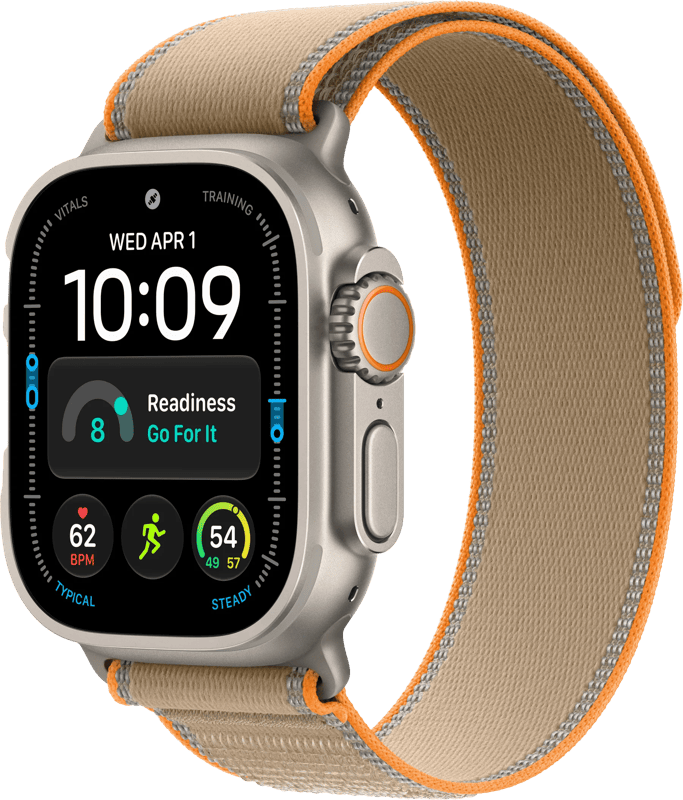 Apple Watch Ultra 4 Cellular 49mm Natural Trail Band M/L