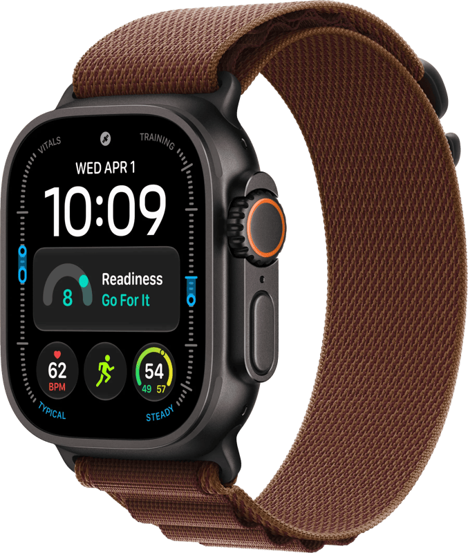 Apple Watch Ultra 4 Cellular 49mm Zwart Alpine Band M