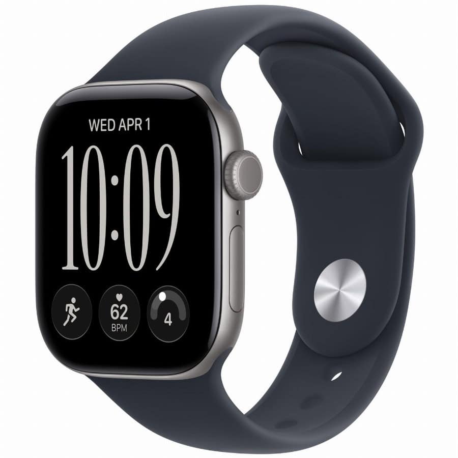 APPLE Watch Series 12 GPS Cellular 42mm Space Grey Aluminium Case with Navy Blue Sport Band - S/M