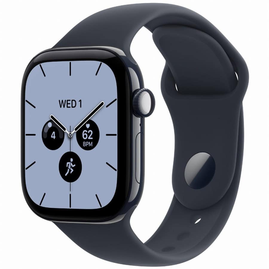 APPLE Watch Series 12 GPS Cellular 42mm Night Blue Ceramic Case with Navy Blue Sport Band - S/M