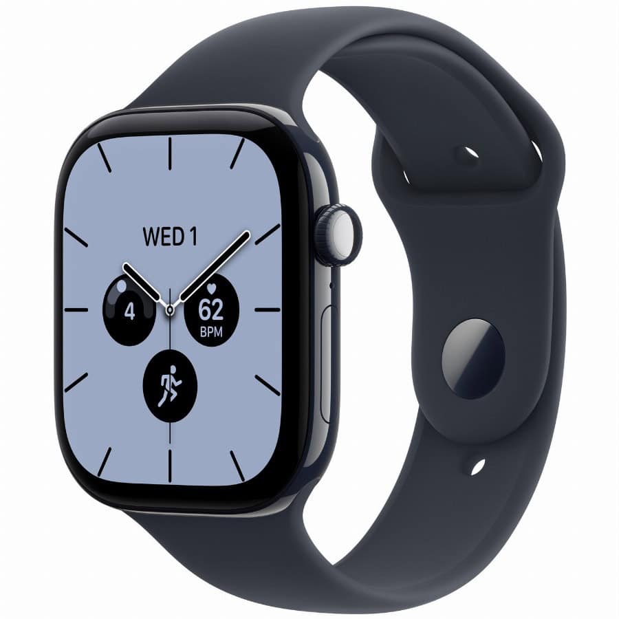 APPLE Watch Series 12 GPS Cellular 46mm Night Blue Ceramic Case with Navy Blue Sport Band – M/L