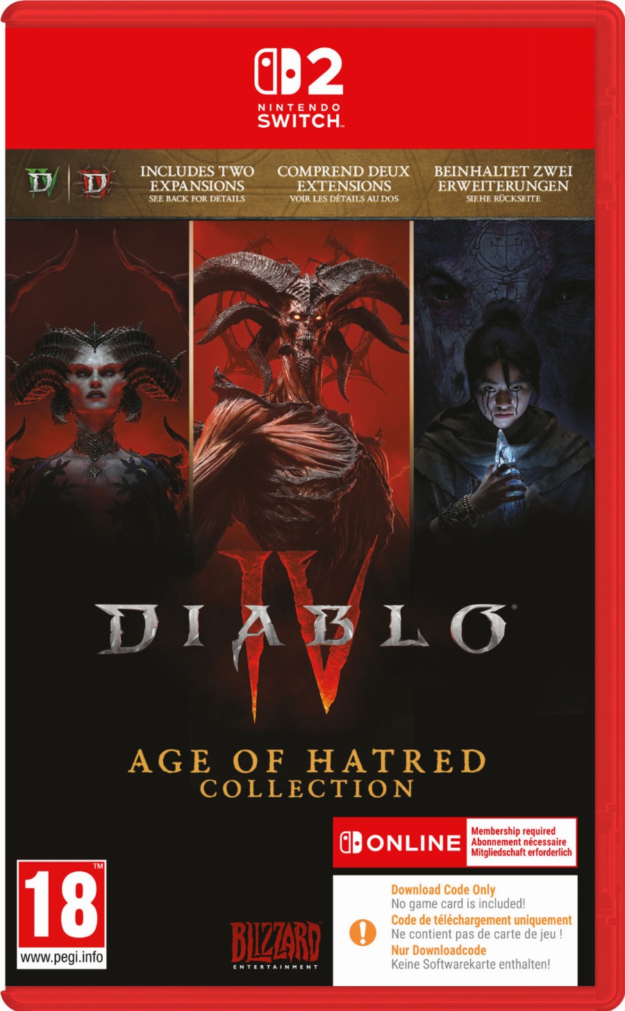 Diablo IV: Age of Hatred Collection (Code in Box)