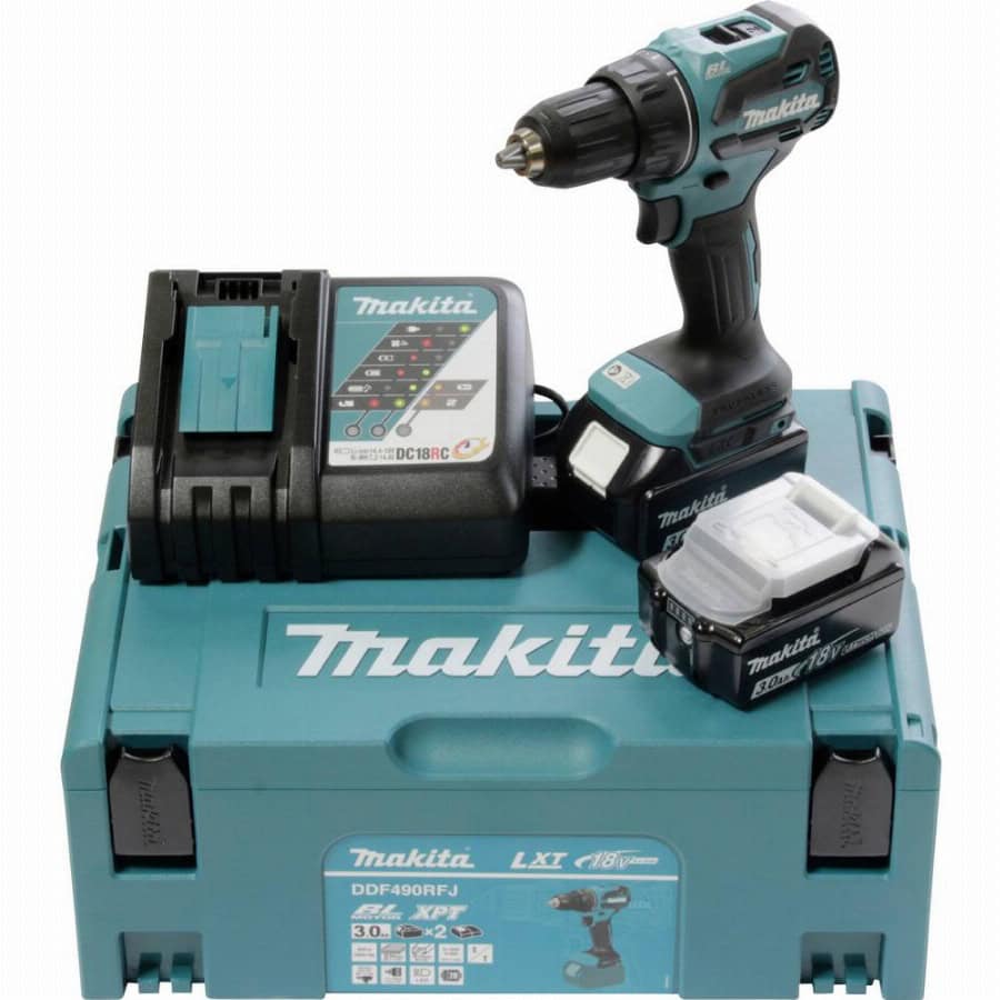 Makita DDF490RFJ Accu-schroefboormachine 18 V 2 snelheden Brushless