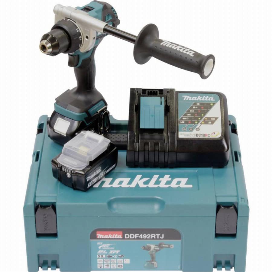Makita DDF492RTJ Accu-schroefboormachine 18 V 2 snelheden Brushless