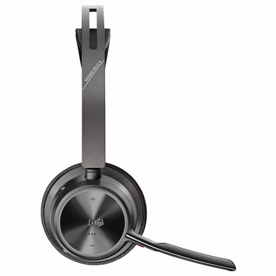 HP Poly Voyager Focus 2 On Ear headset Bluetooth Stereo Zwart Noise Cancelling Headset Computer