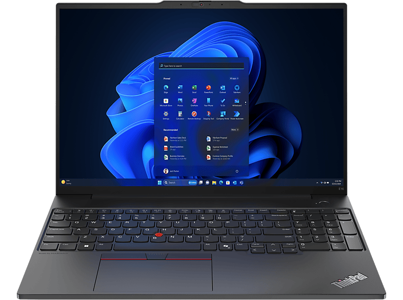 Lenovo Thinkpad E16 Gen 2 (amd) – 16 Inch Wuxga Amd Ryzen 5 7535hs Gb 512 Radeon™ 660m