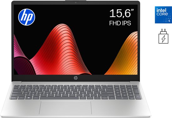 HP 15-fd0758nd -Laptop - Core 5/i5 - 16GB/512GB - 15.6 inch - Windows 11 Home - qwerty
